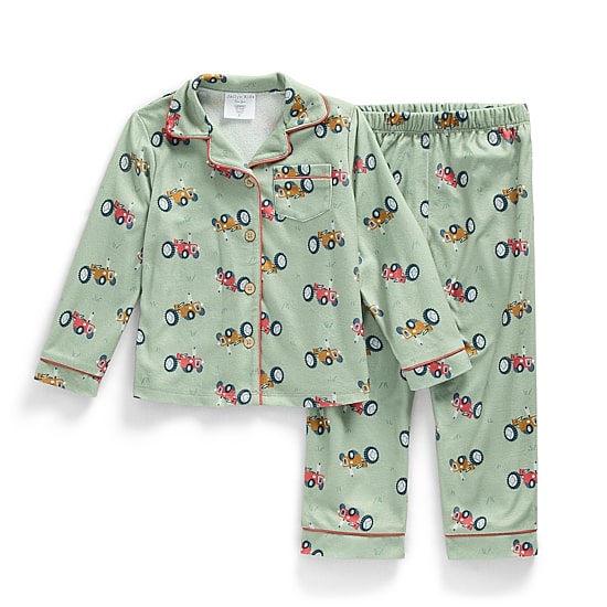 Jaclyn Toddler Boys Long Sleeve 2-pc. Pajama Set