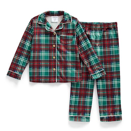 Jaclyn Babies' Licensed Sleep Toddler Boys Long Sleeve 2-pc. Pajama Set In Green