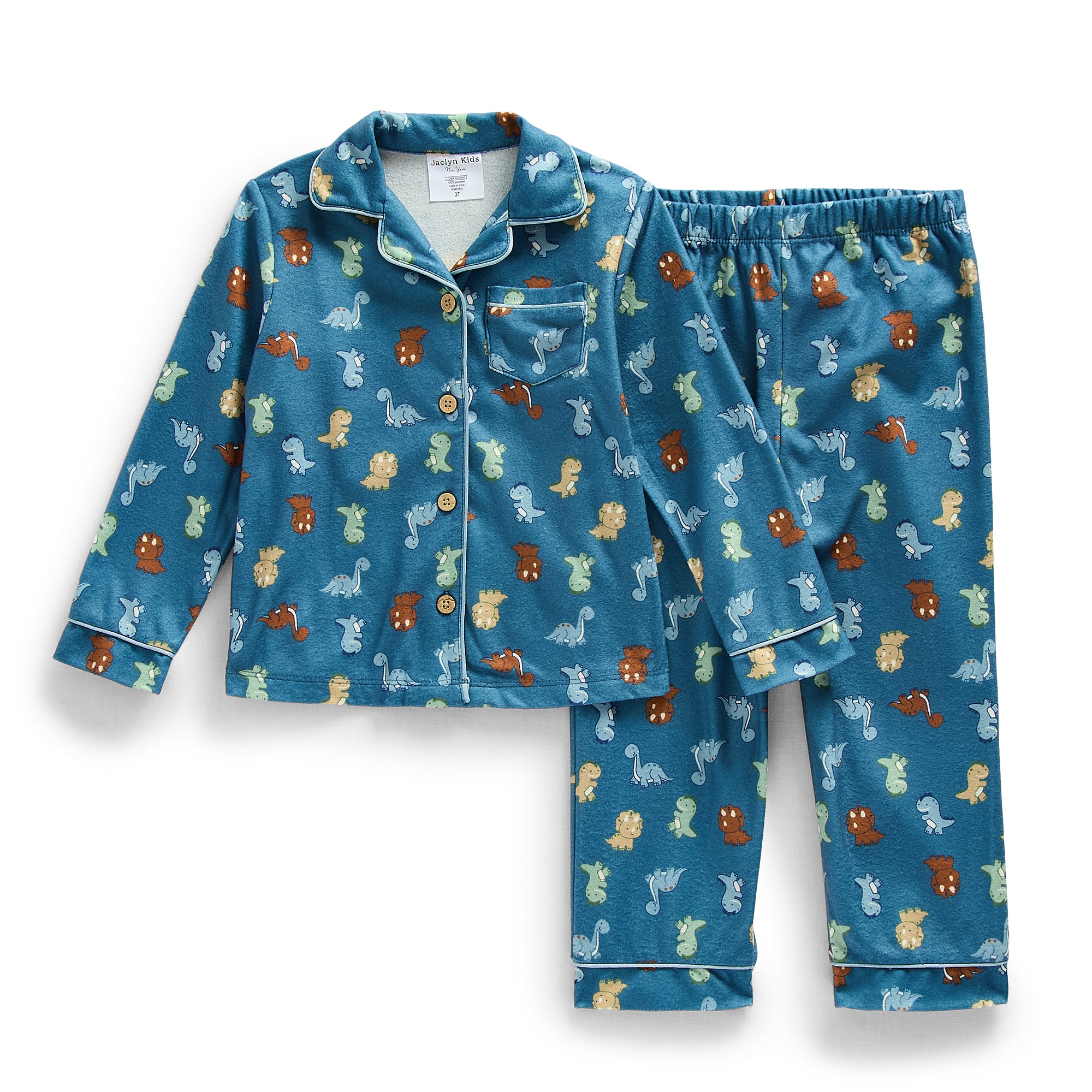 Jaclyn Licensed Sleep Toddler Boys Long Sleeve 2-pc. Pajama Set