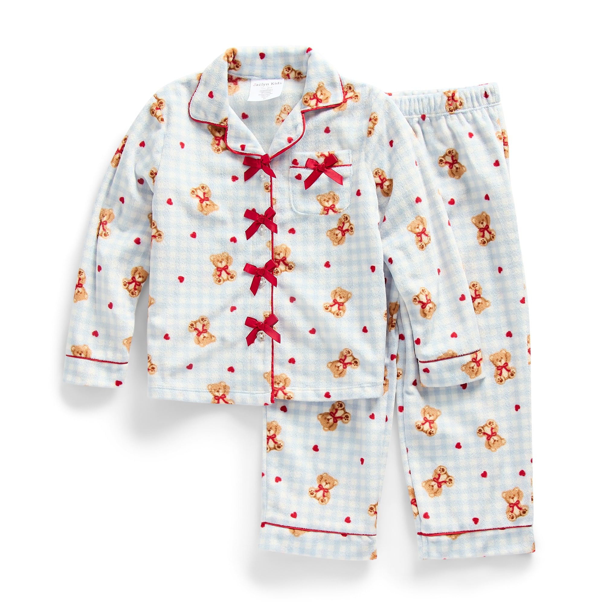 Jaclyn Girls Long Sleeve 2-pc. Pajama Set