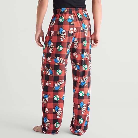 Mens Super Mario Pajama Pants