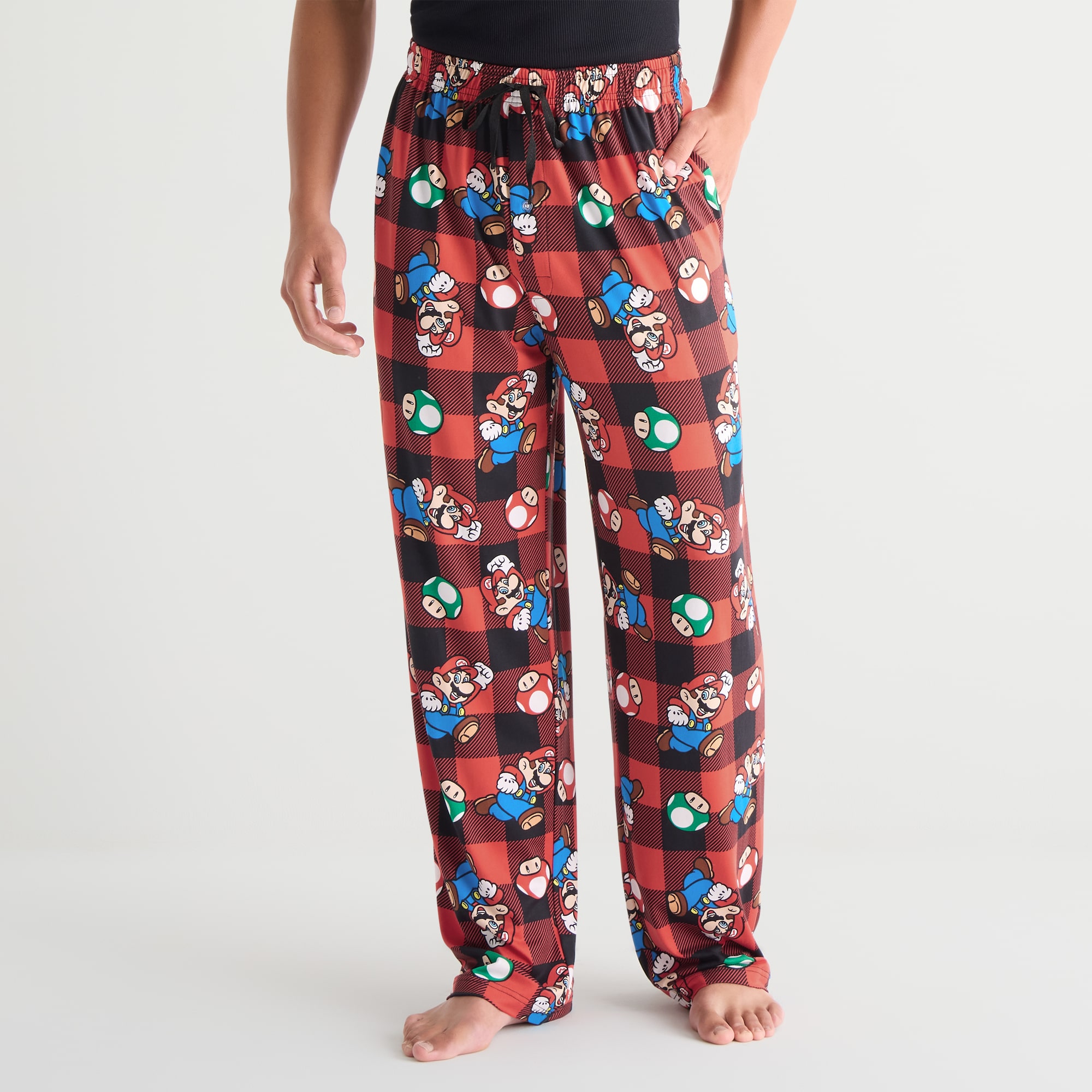 Disney Mjc Mens Super Mario Pajama Pants