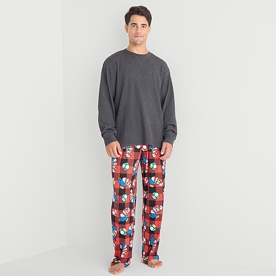 Mens Super Mario Pajama Pants