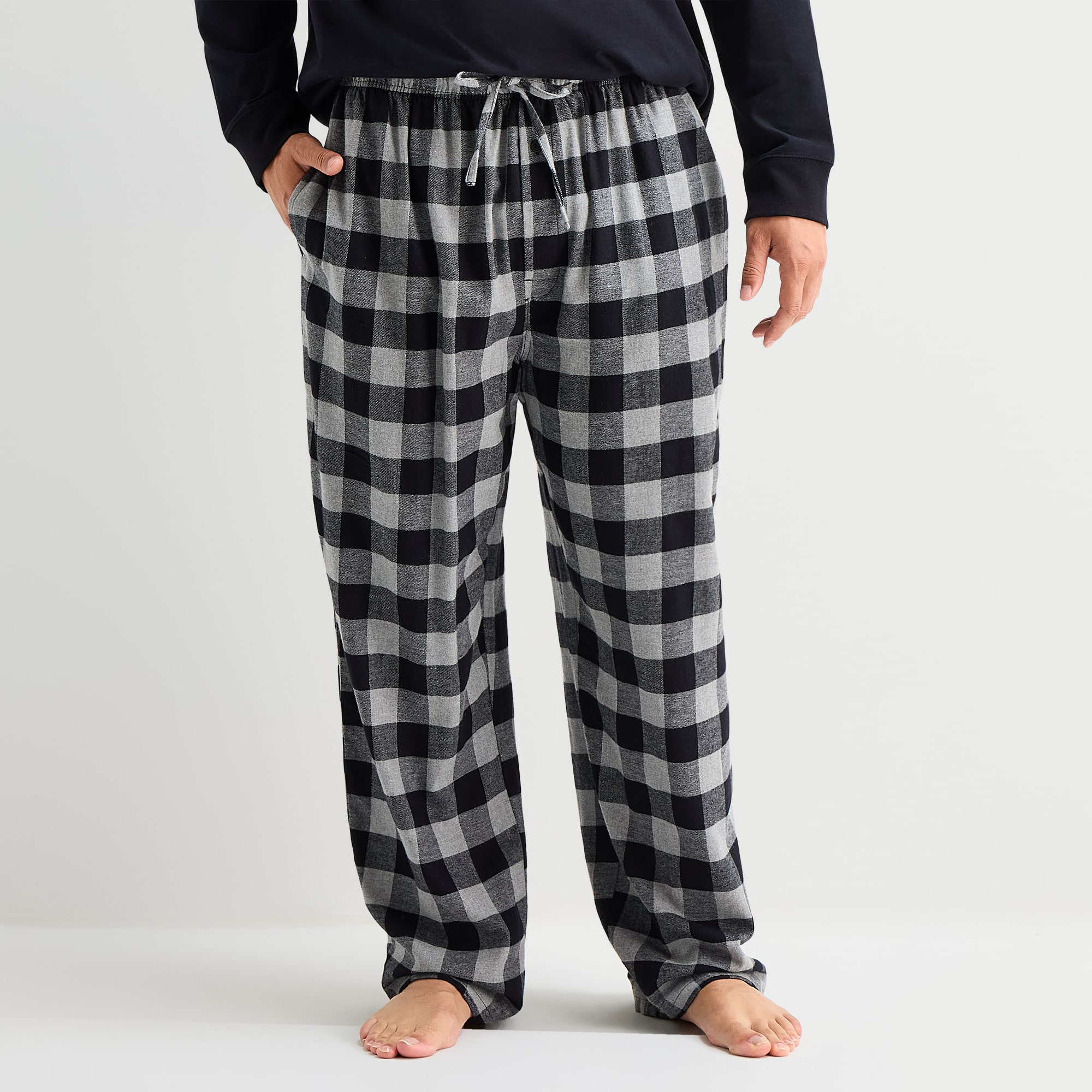 St. John's Bay Mens Big and Tall Flannel Pajama Pants