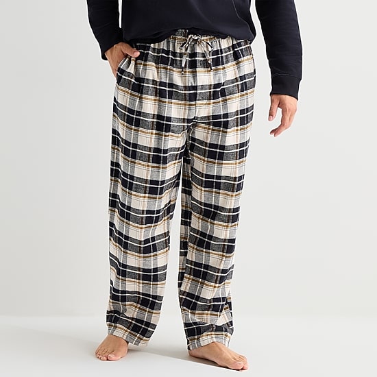 St. John's Bay Mens Big and Tall Flannel Pajama Pants