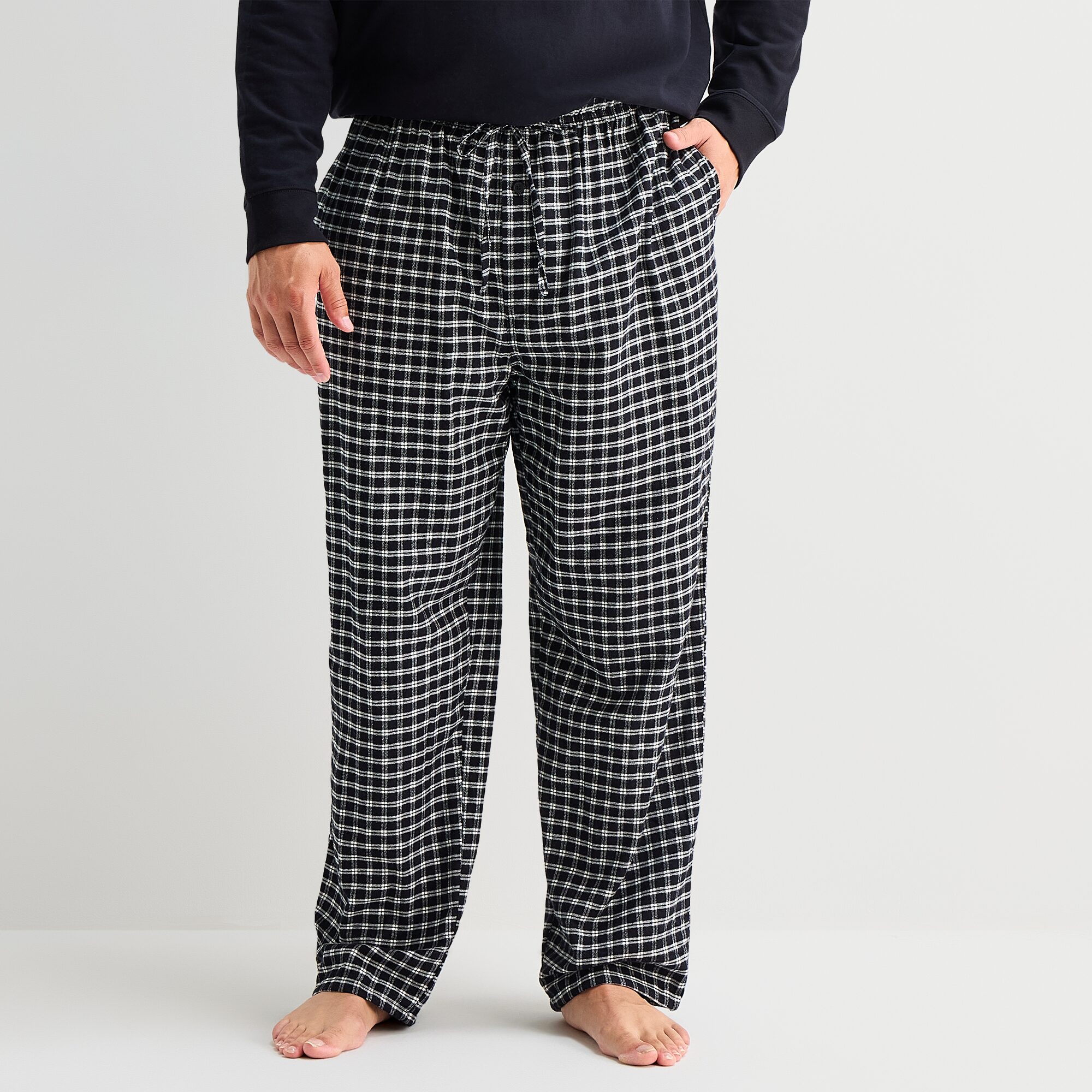 St. John's Bay Mens Big and Tall Flannel Pajama Pants