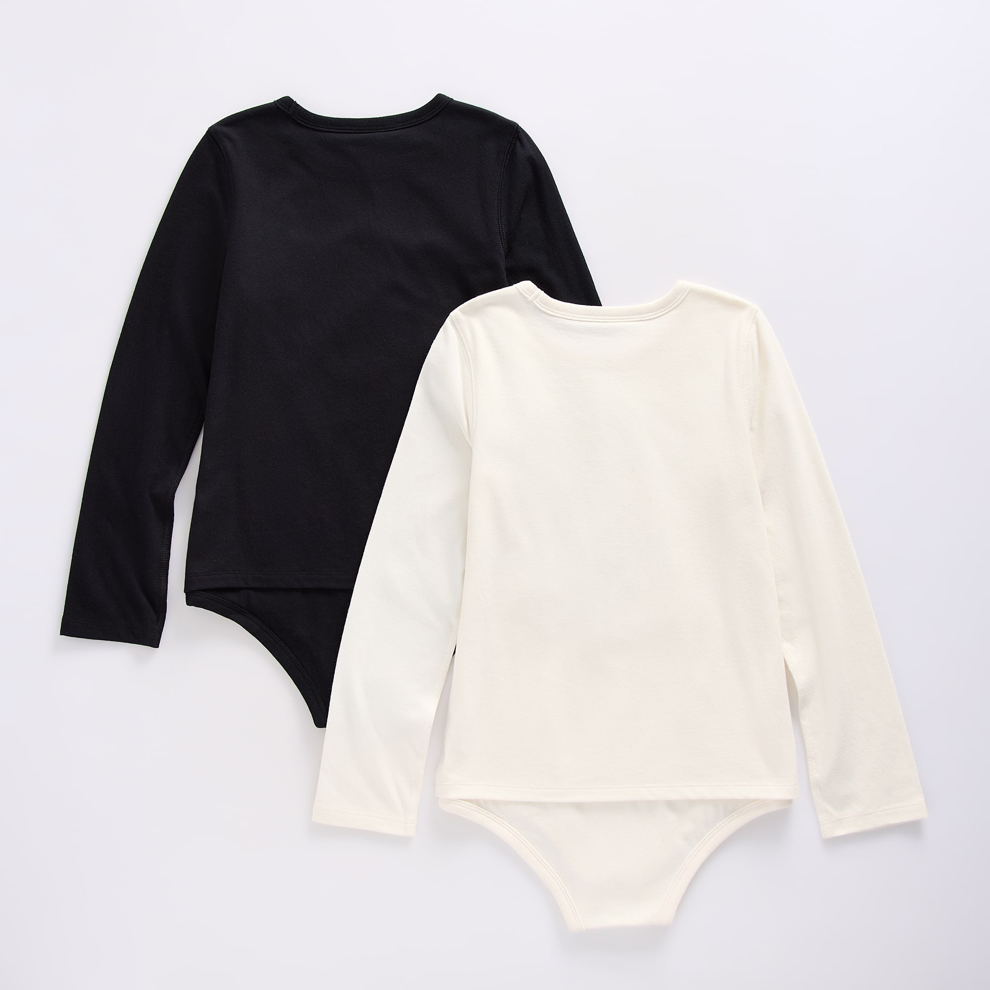 Thereabouts Little & Big Kid Girls Crew Neck Long Sleeve 2-pc. Bodysuit