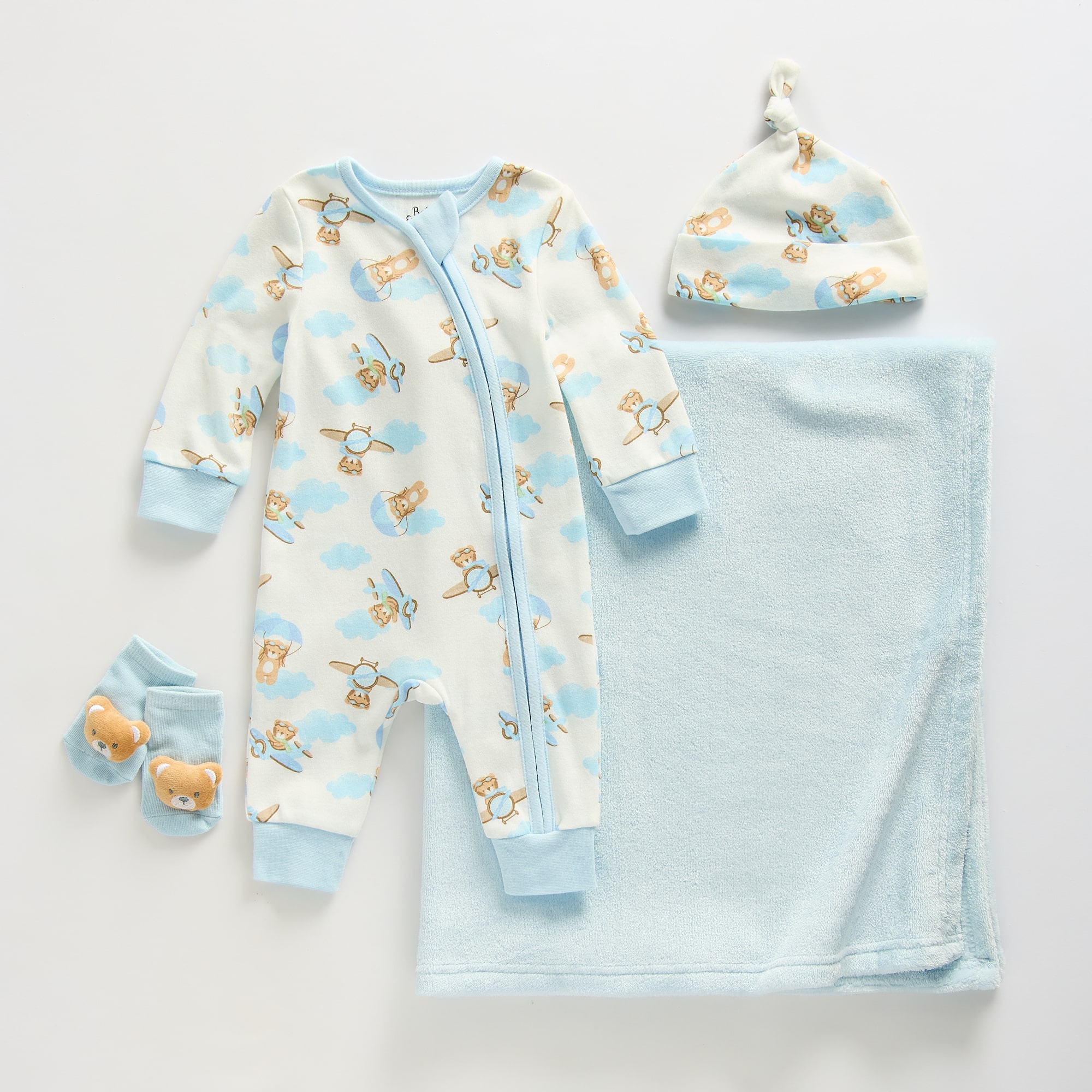 Baby Essentials Boys 4-pc. Clothing Set