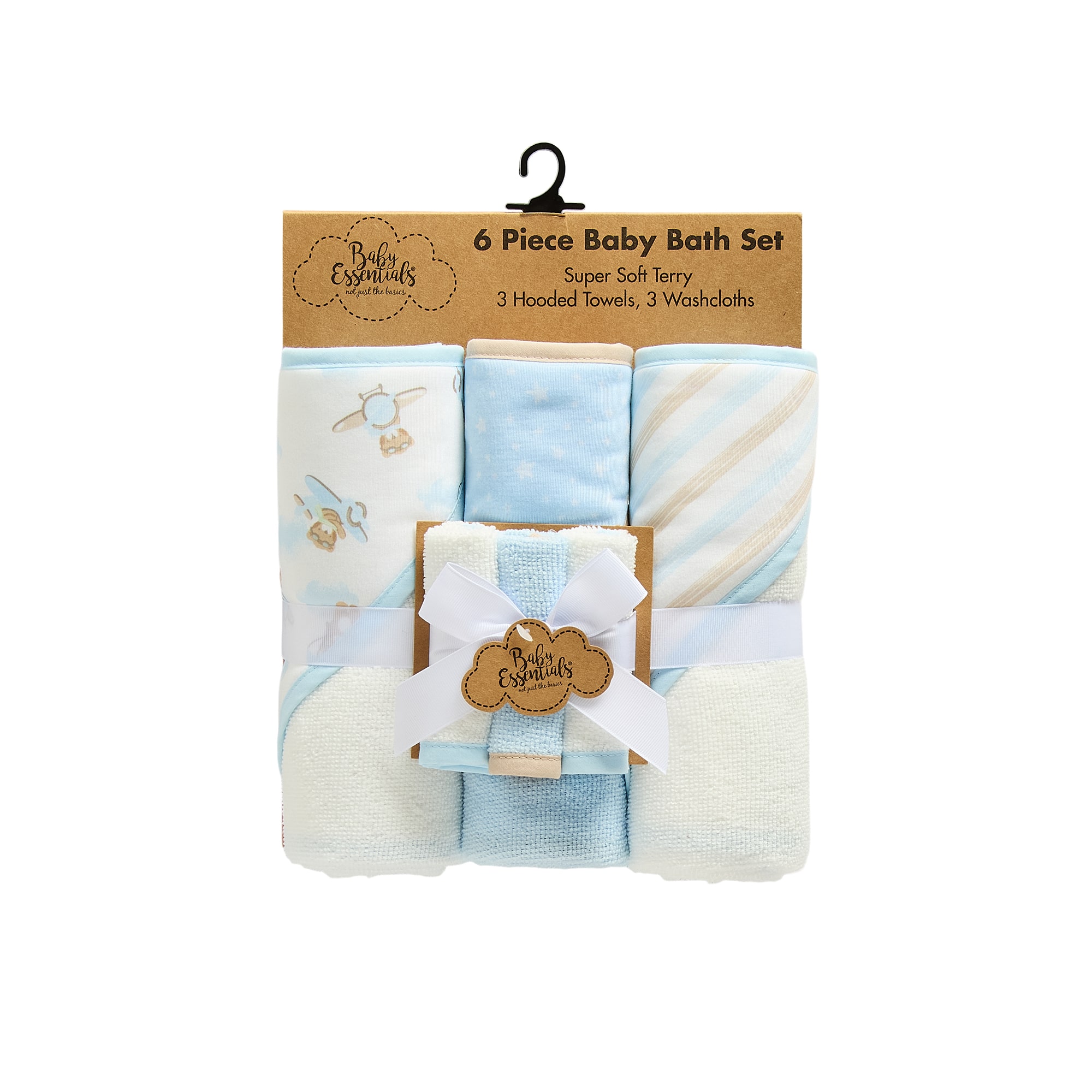 Baby Essentials 6-pc. Bath Towel Set