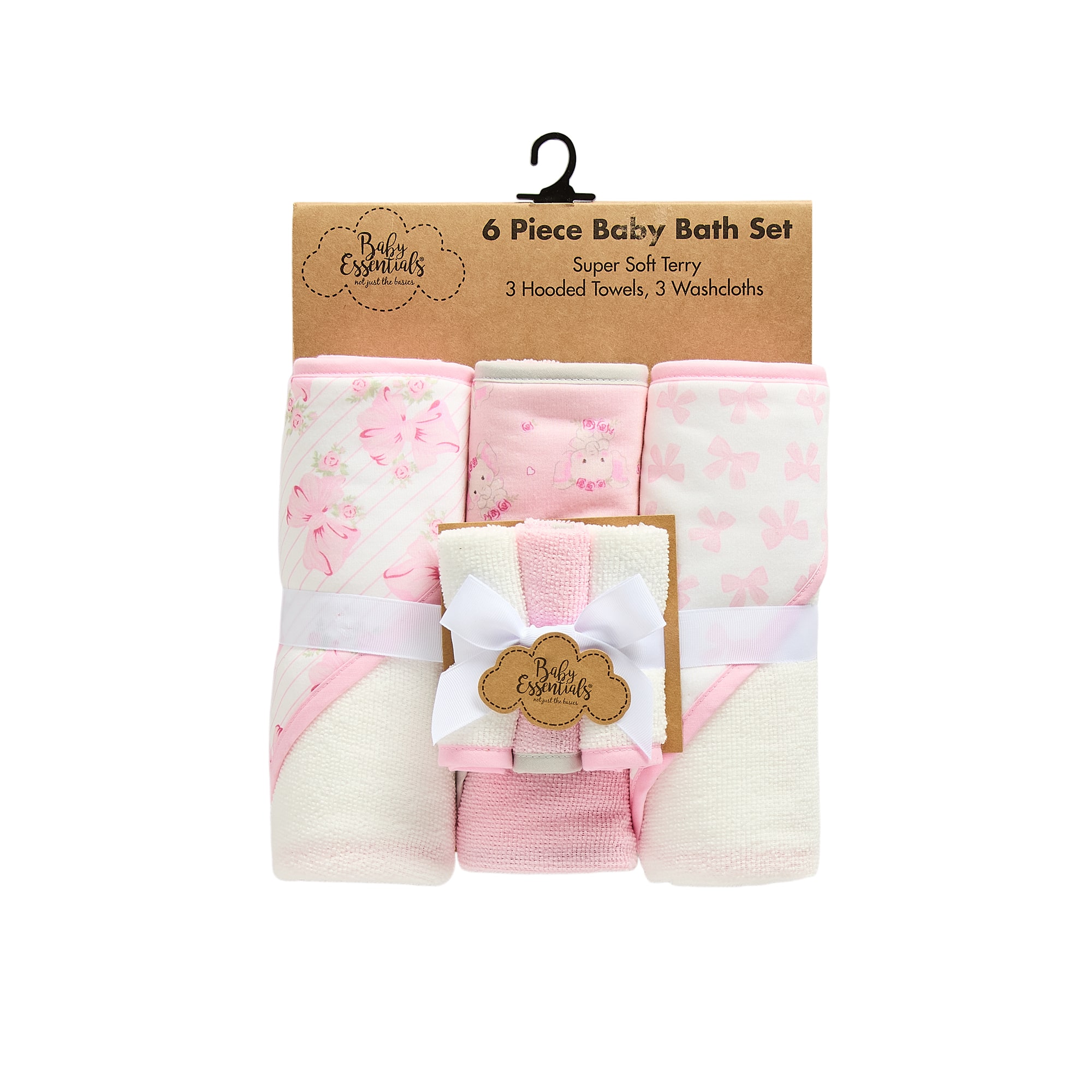 Baby Essentials 6-pc. Bath Towel Set