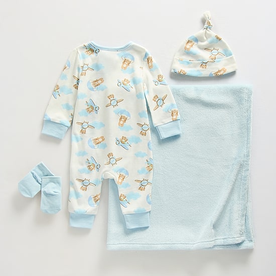 Baby Essentials Baby Boys Knit 4-pc. Baby Clothing Set