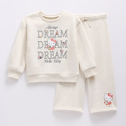 His International Babies' Toddler Girls Hello Kitty 2-pc. Pant Set In Beige