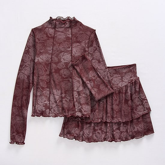 Eyeshadow Big Kid Girls Mesh 2-pc. Skirt Set