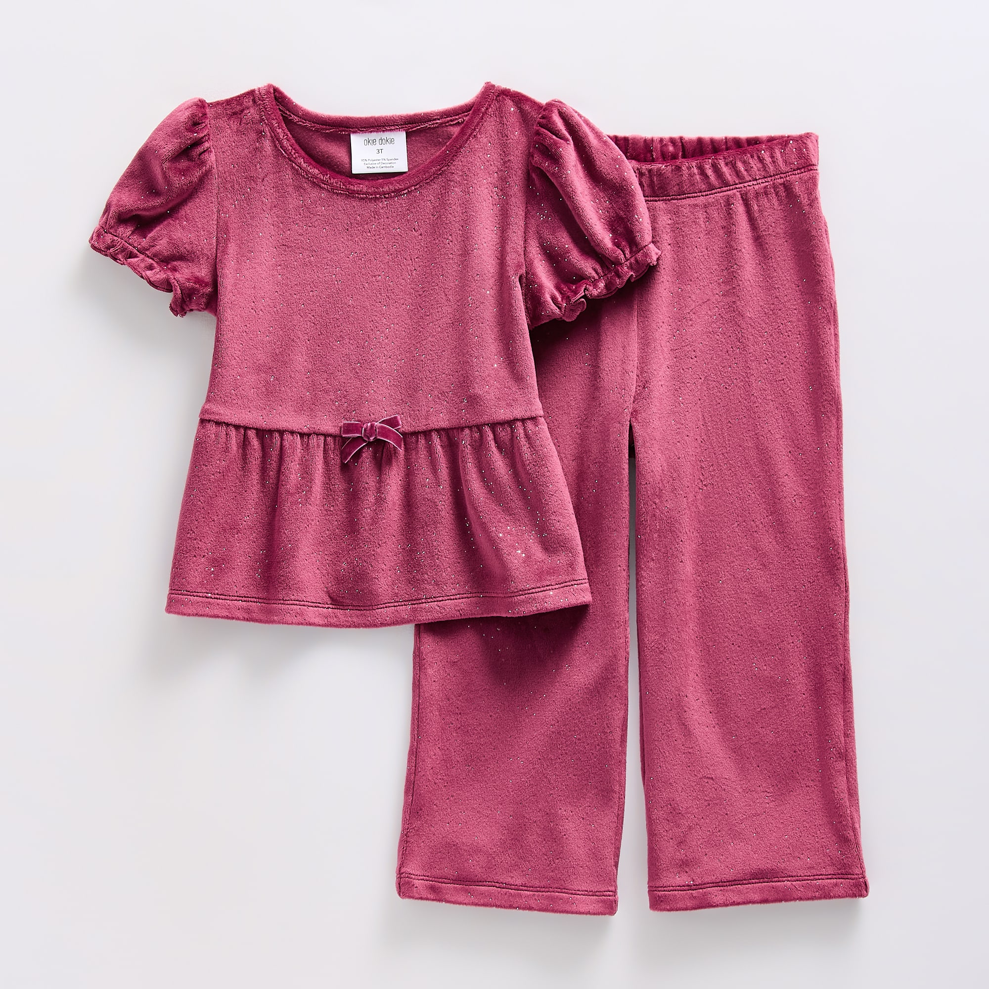 Okie Dokie Toddler & Little Girls 2-pc. Pant Set