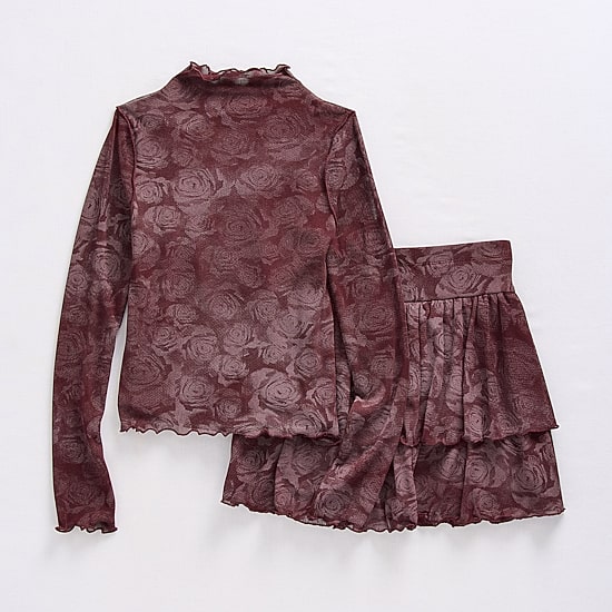 Eyeshadow Big Kid Girls Mesh 2-pc. Skirt Set