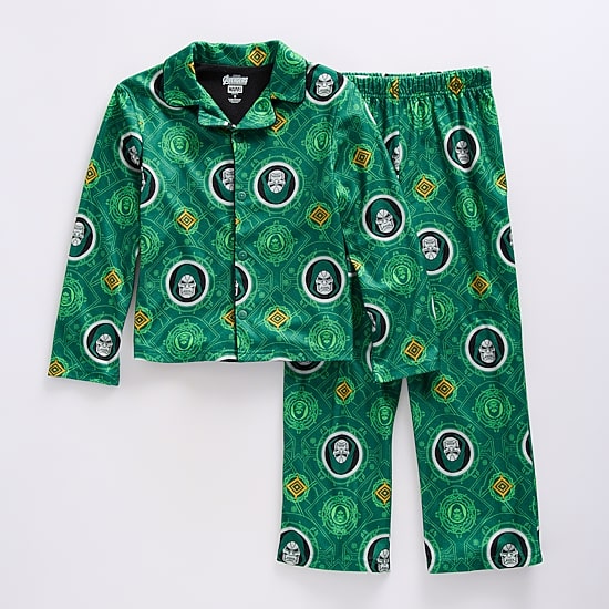 Disney Collection Little & Big Kid Boys Avengers Marvel Long Sleeve 2-pc. Pajama Set
