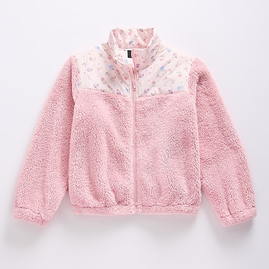 by&by girl Girls Mock Neck Long Sleeve Layered Top