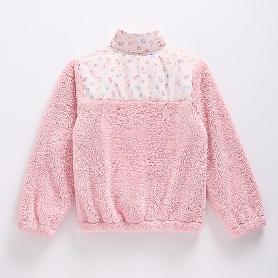 by&by girl Girls Mock Neck Long Sleeve Layered Top