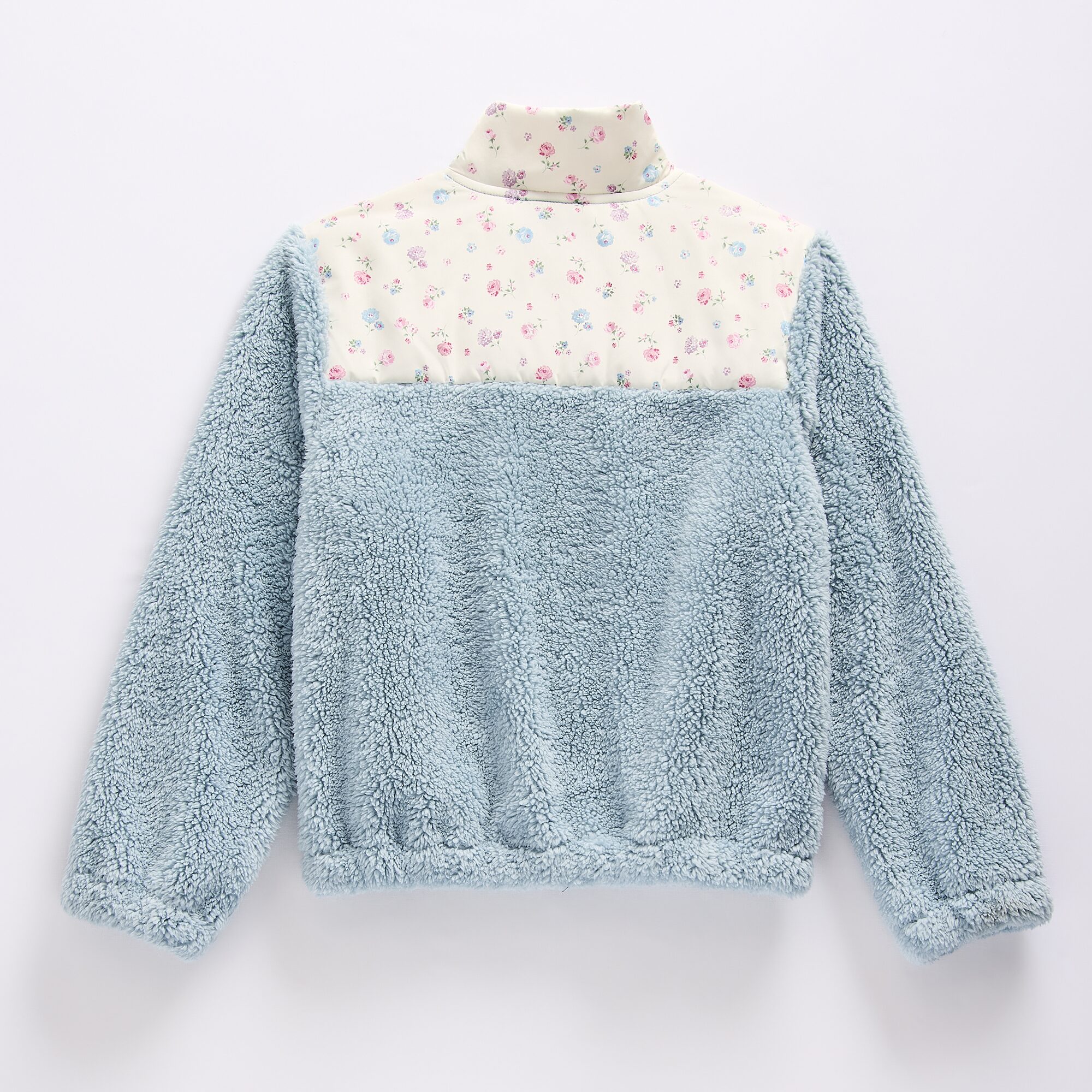by&by girl Girls Mock Neck Long Sleeve Layered Top