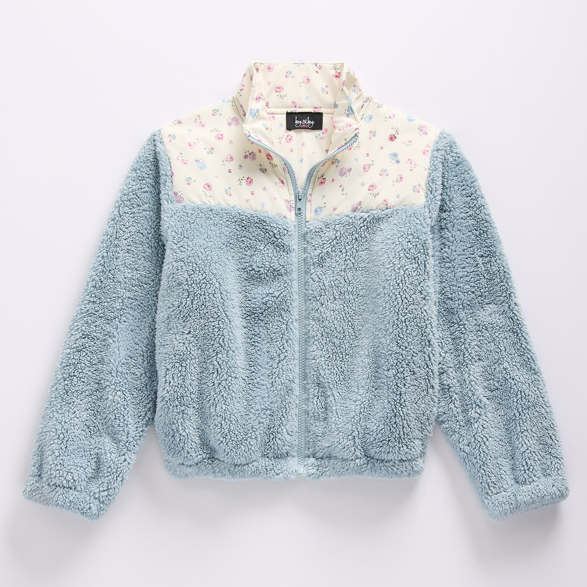 by&by girl Girls Mock Neck Long Sleeve Layered Top