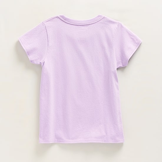 Disney Collection Girls Crew Neck Short Sleeve Regular Fit Mickey Mouse Graphic T-Shirt