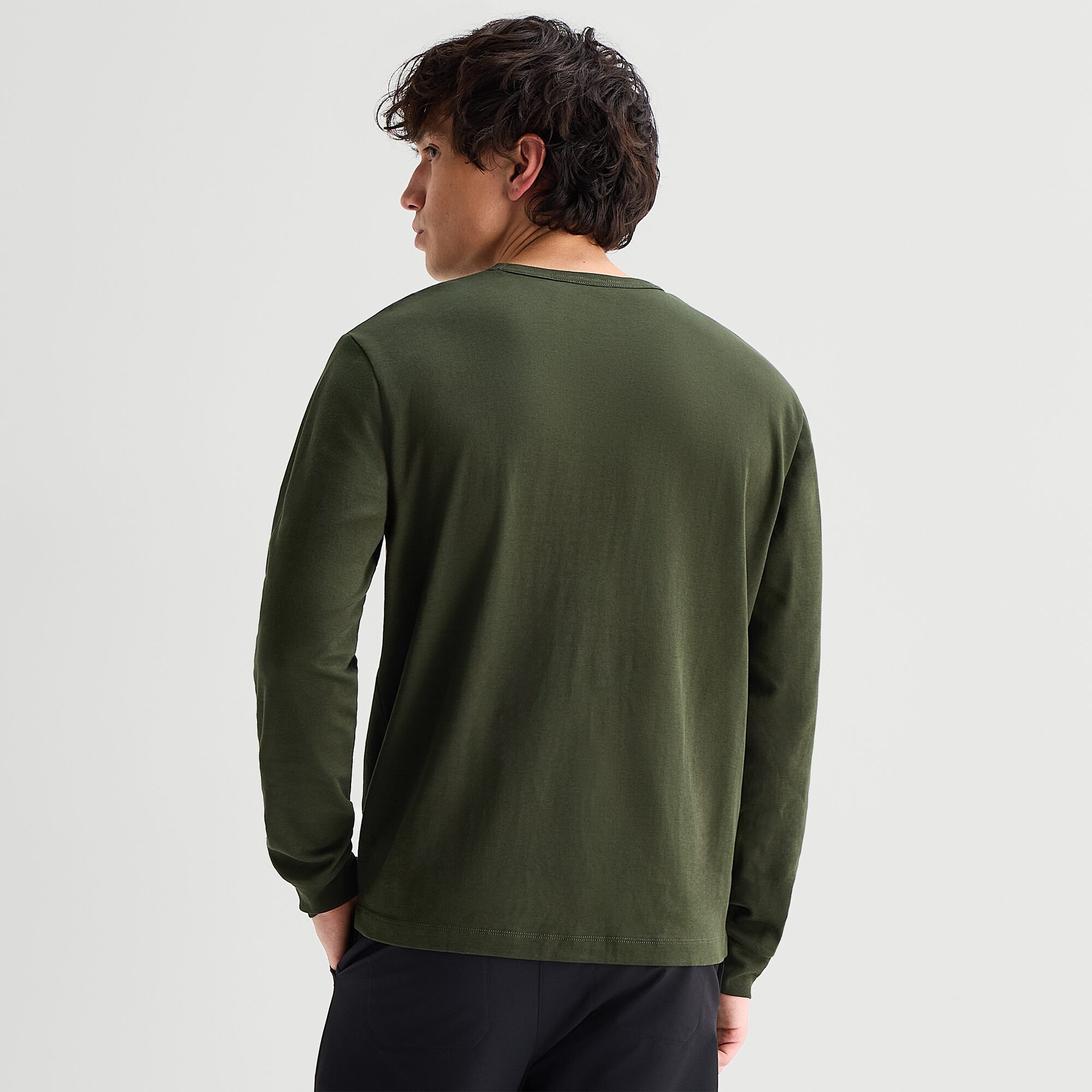 Stylus Mens Round Neck Long Sleeve T-Shirt