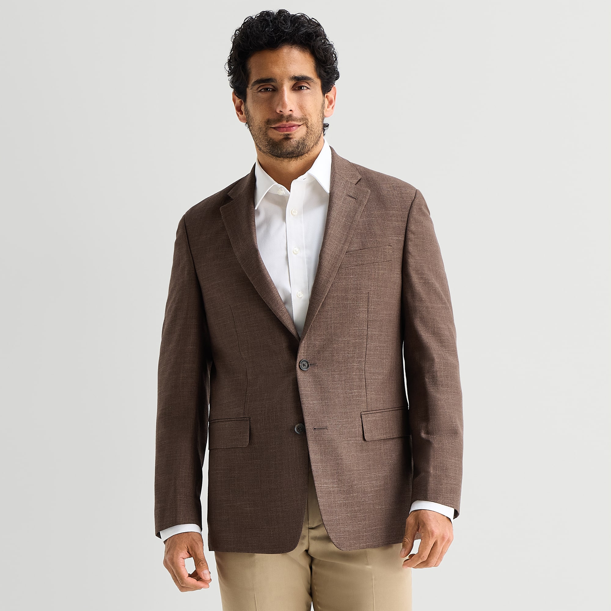 Van Heusen Textured Mens Modern Fit Sport Coat