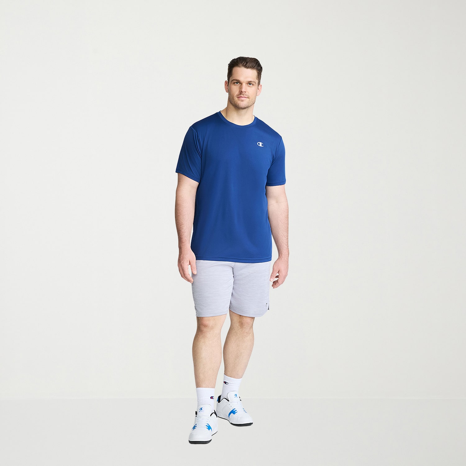 Champion Mens Crew Neck Short Sleeve Active Big and Tall T-Shirt