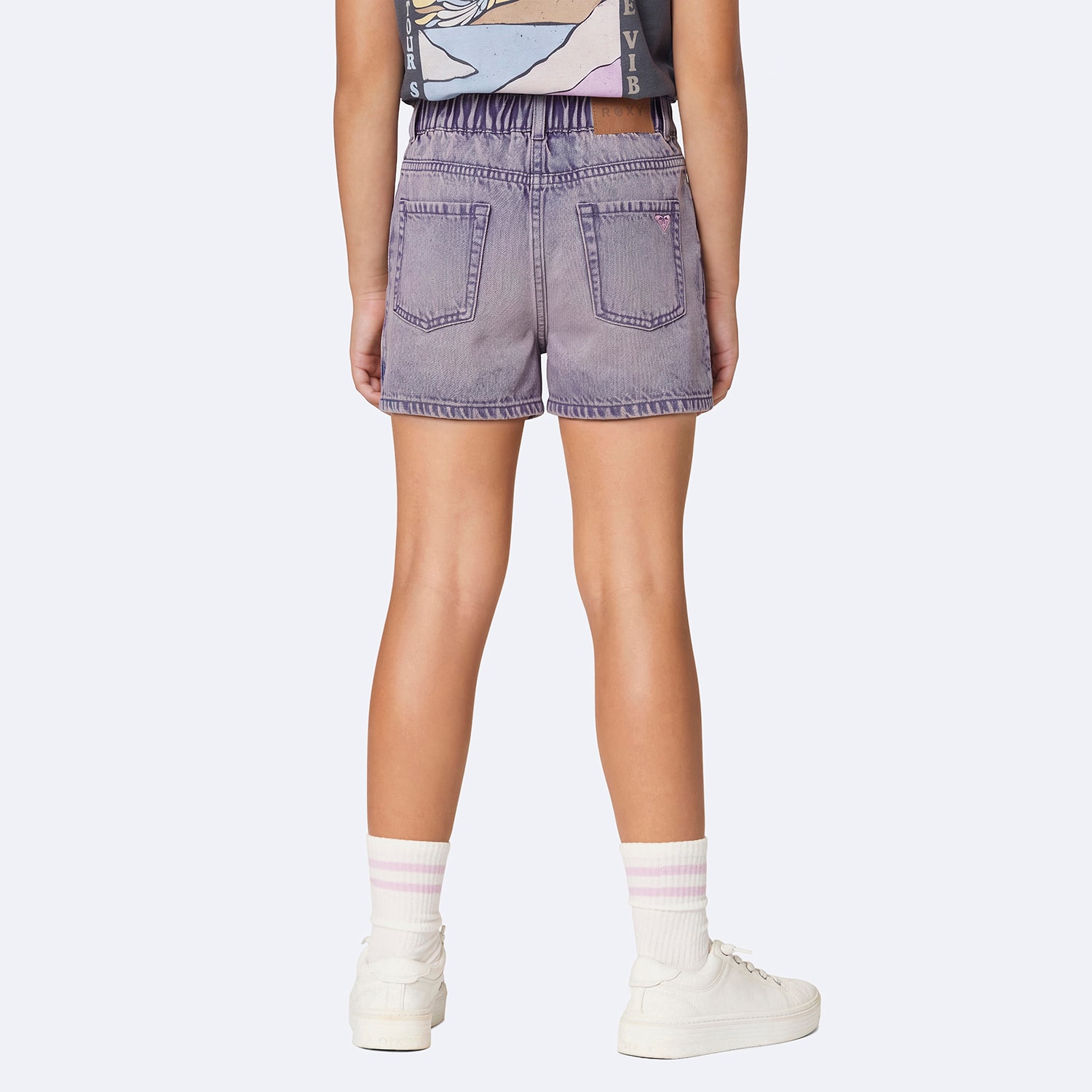 Roxy Big Kid Girls Mid Rise Denim Skort