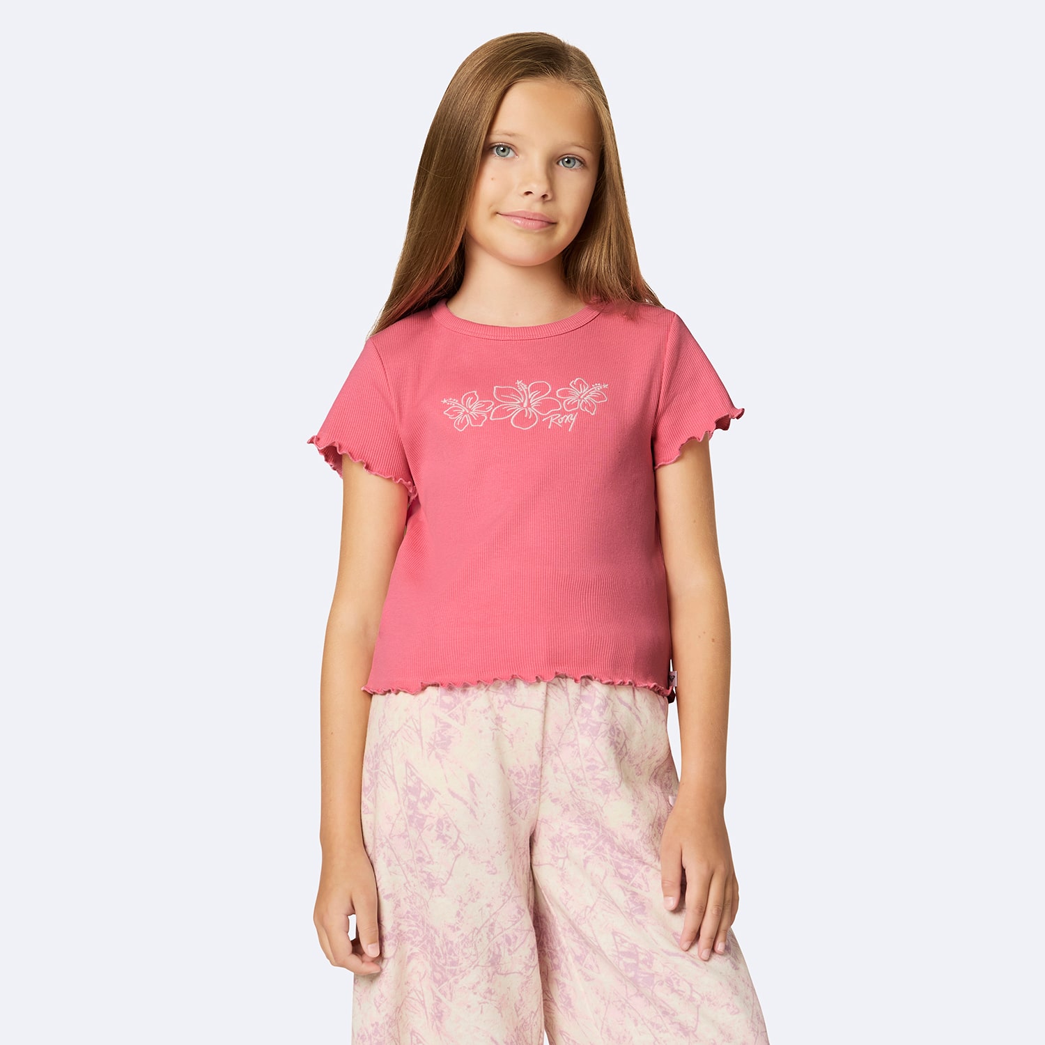 Roxy Big Kid Girls Crew Neck Short Sleeve T-Shirt