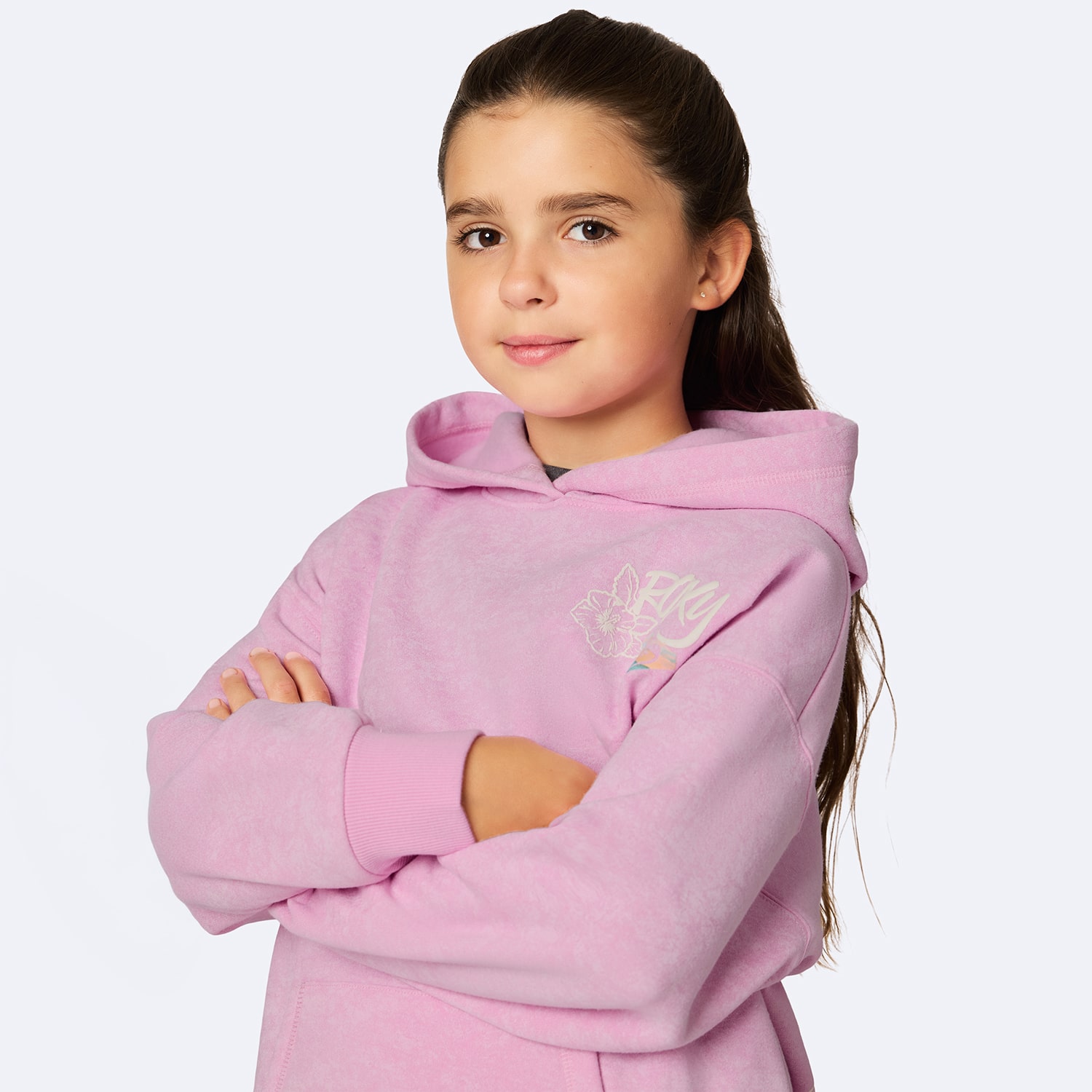 Roxy Big Kid Girls Long Sleeve Fleece Hoodie