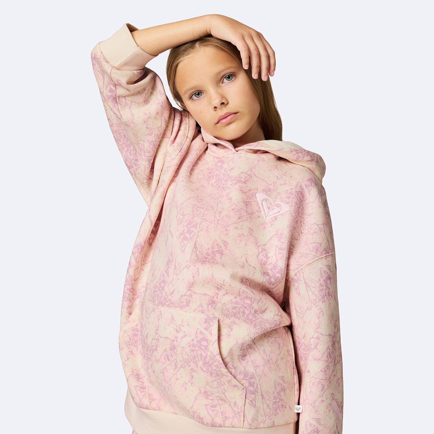 Roxy Big Kid Girls Long Sleeve Fleece Hoodie