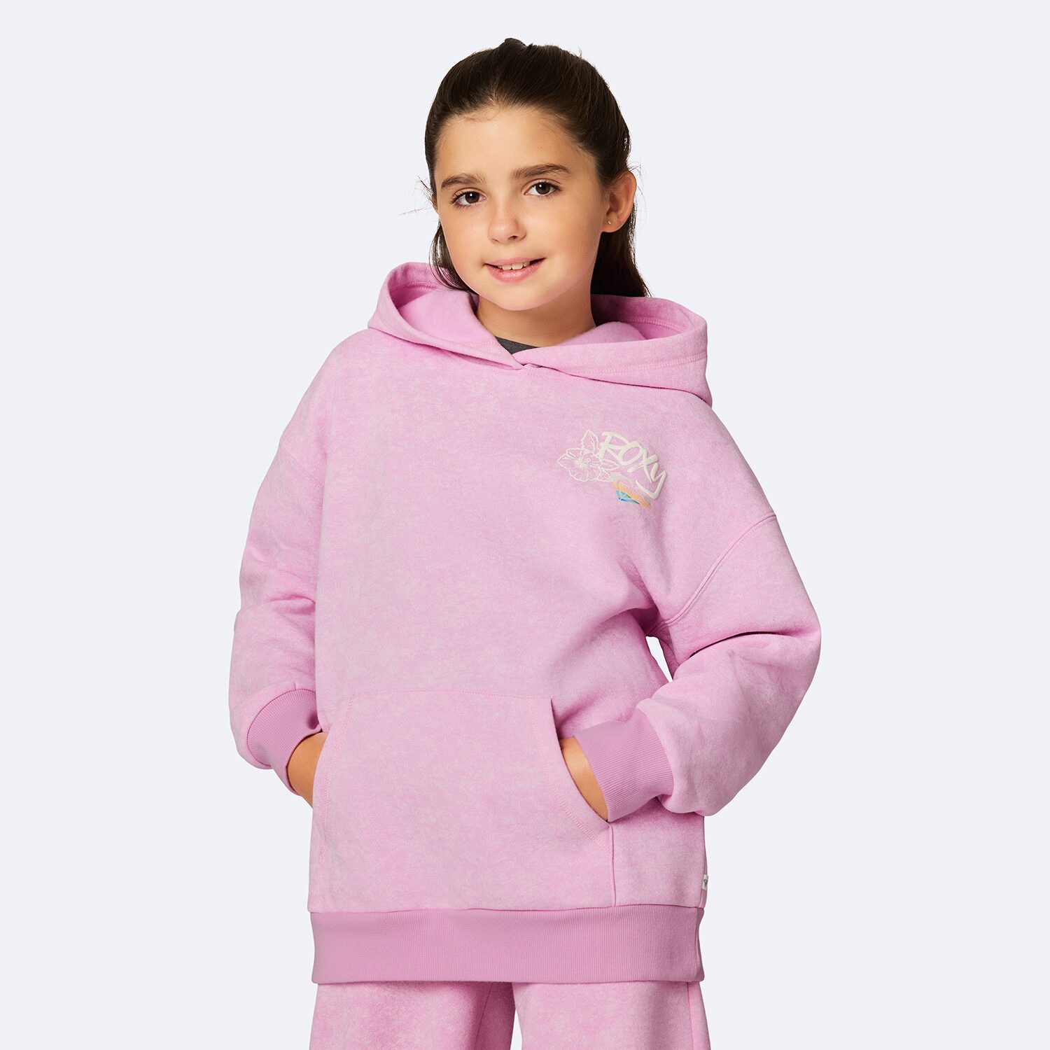 Roxy Big Kid Girls Long Sleeve Fleece Hoodie