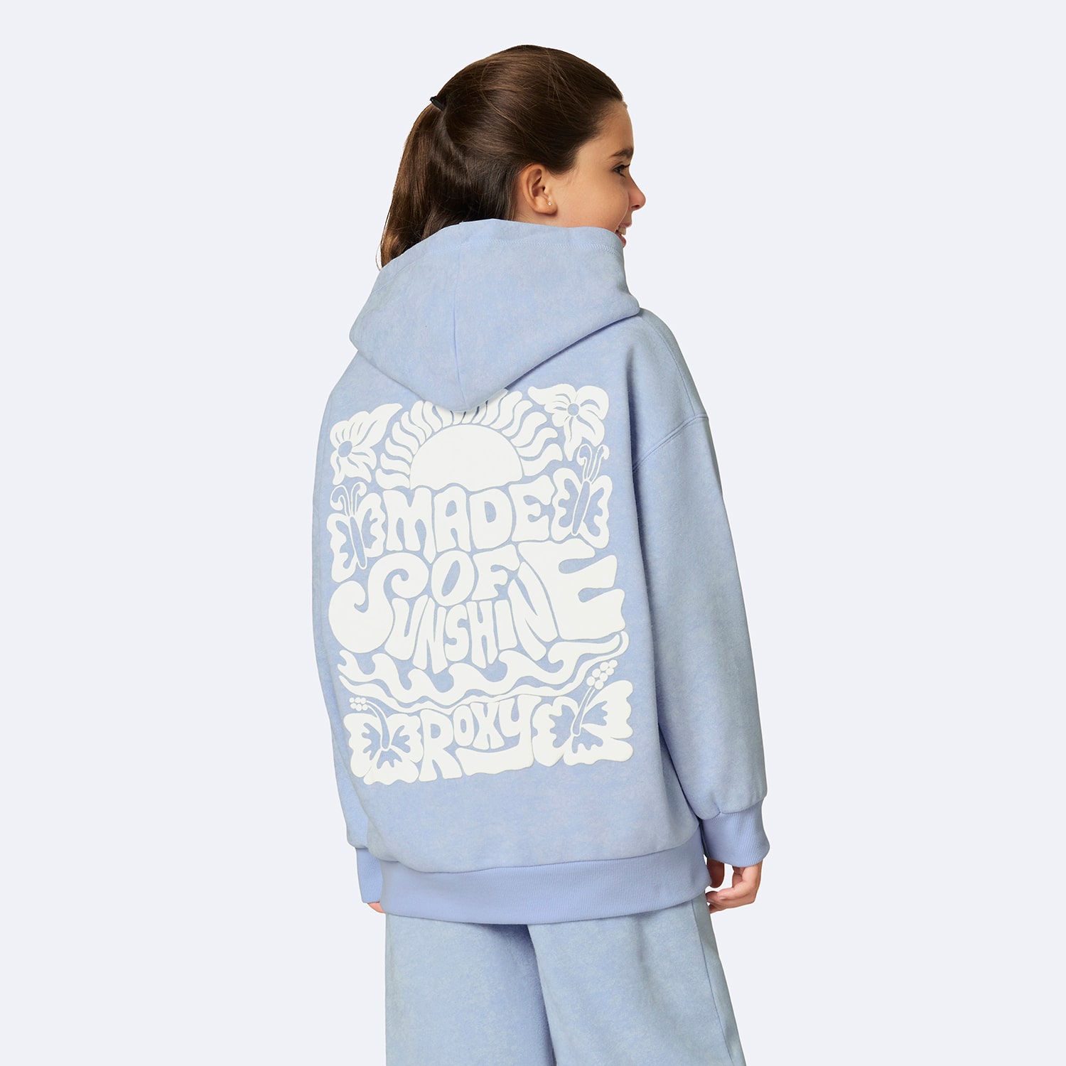 Roxy Big Kid Girls Long Sleeve Fleece Hoodie