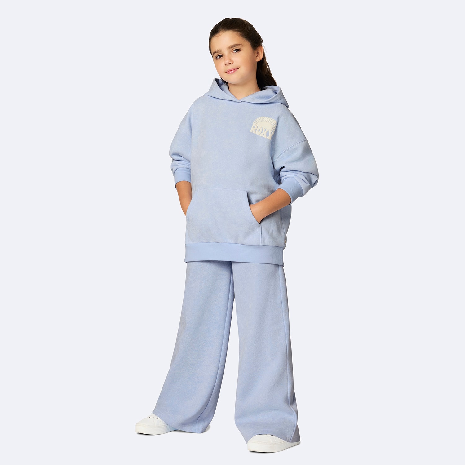 Roxy Big Kid Girls Wide Leg Regular Fit Fleece Pull-On Pant