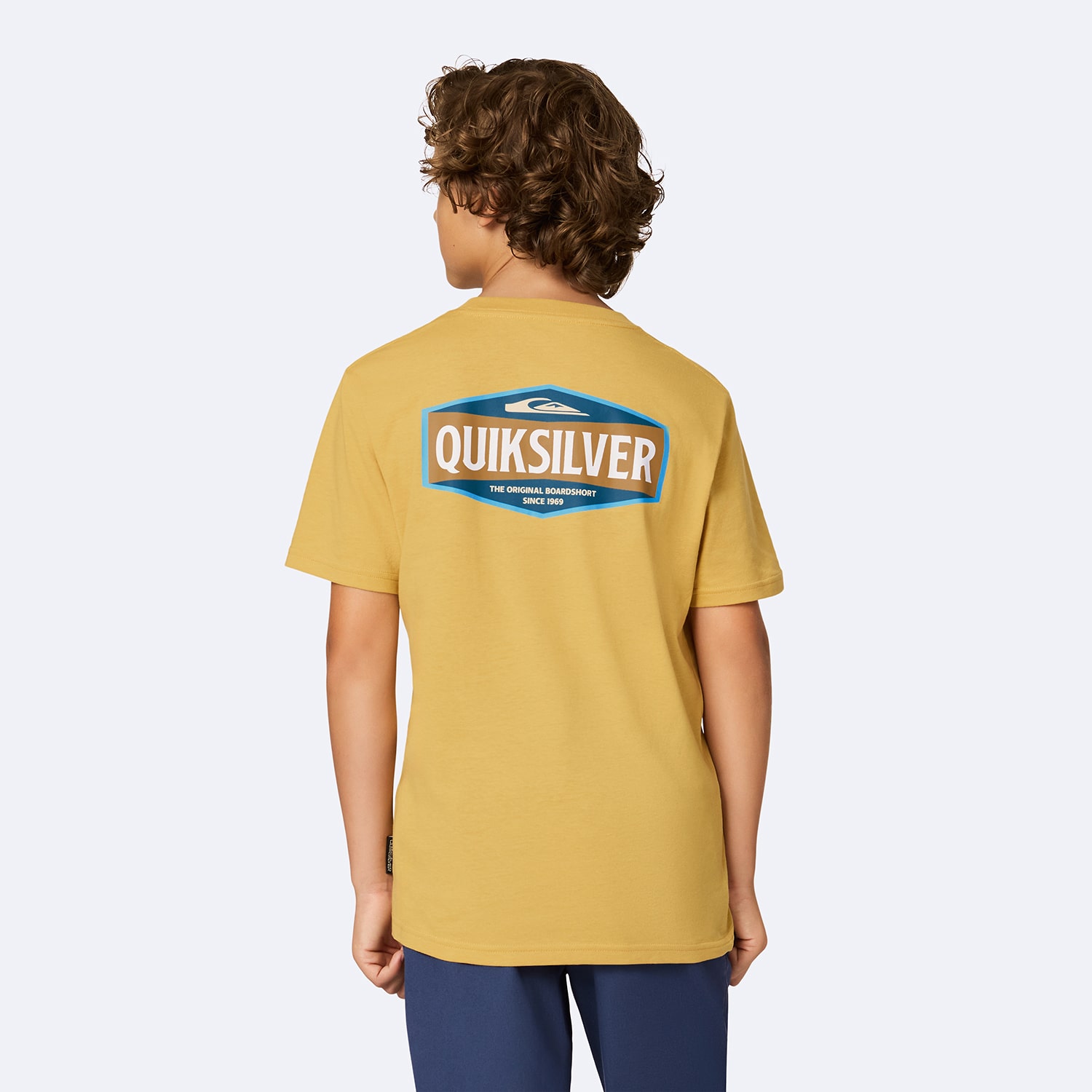 Quiksilver Big Kid Boys Crew Neck Short Sleeve Regular Fit Graphic T-Shirt