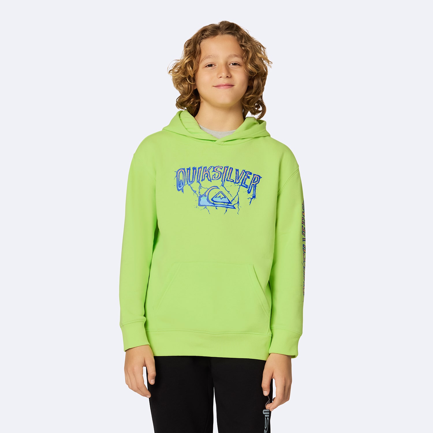 Quiksilver Big Kid Boys Long Sleeve Fleece Hoodie