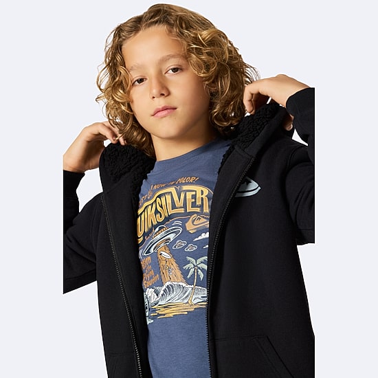 Quiksilver Big Kid Boys Crew Neck Short Sleeve Regular Fit Graphic T-Shirt