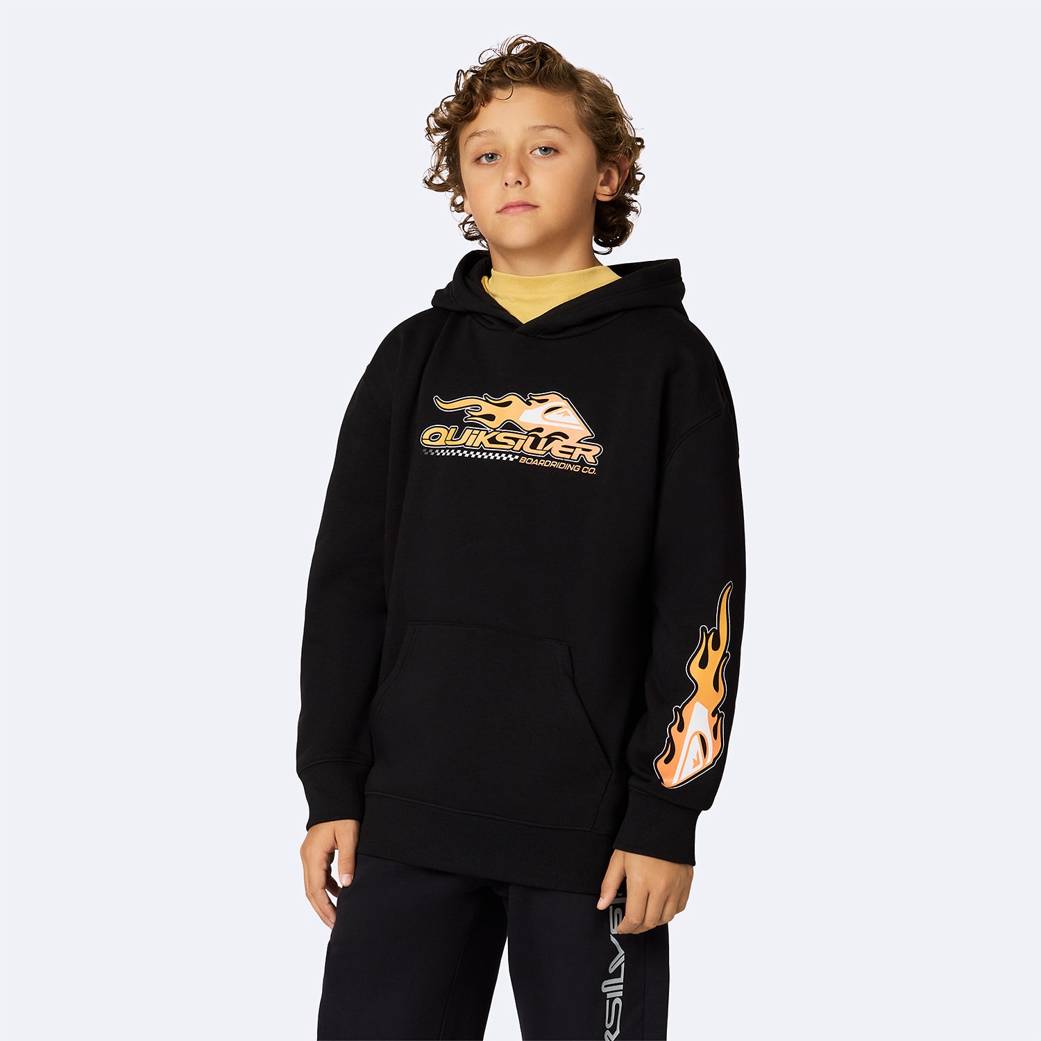 Quiksilver Big Kid Boys Long Sleeve Fleece Hoodie