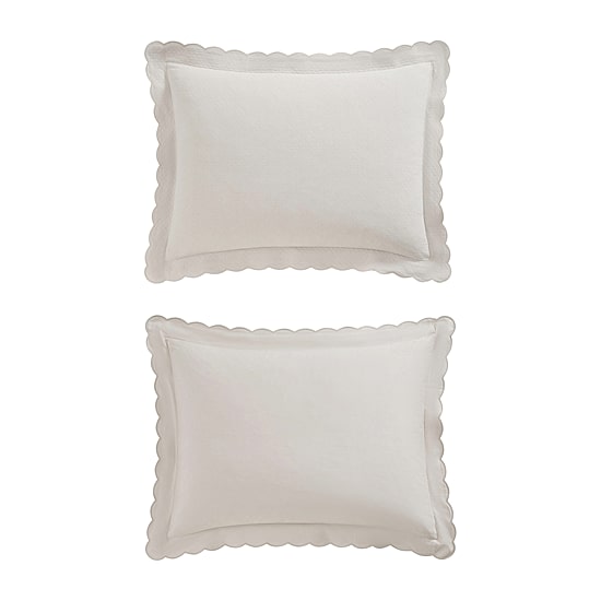 Martha Stewart Signature Scallop 3-pc. Duvet Cover Set