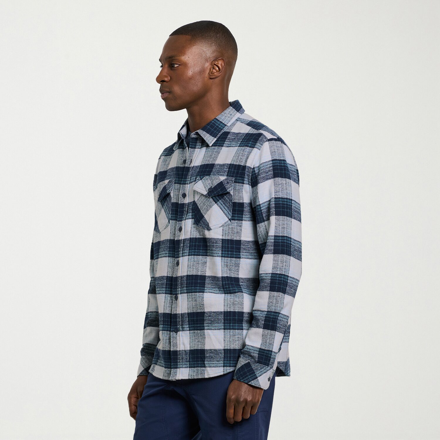Hurley Mens Long Sleeve Regular Fit Flannel Shirt