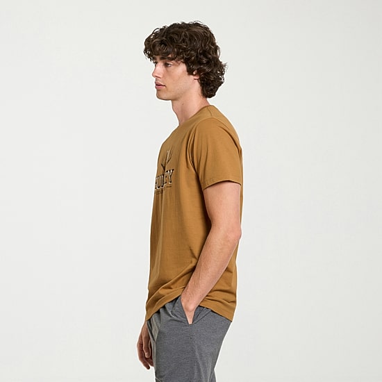 Hurley Mens Crew Neck Short Sleeve Regular Fit Graphic T-Shirt