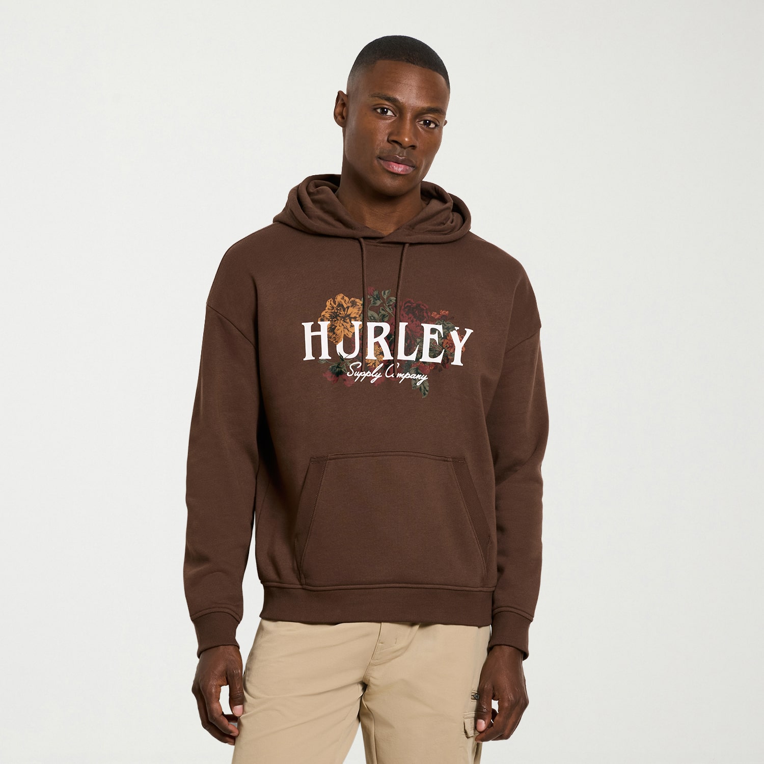 Hurley Mens Long Sleeve Fleece Hoodie