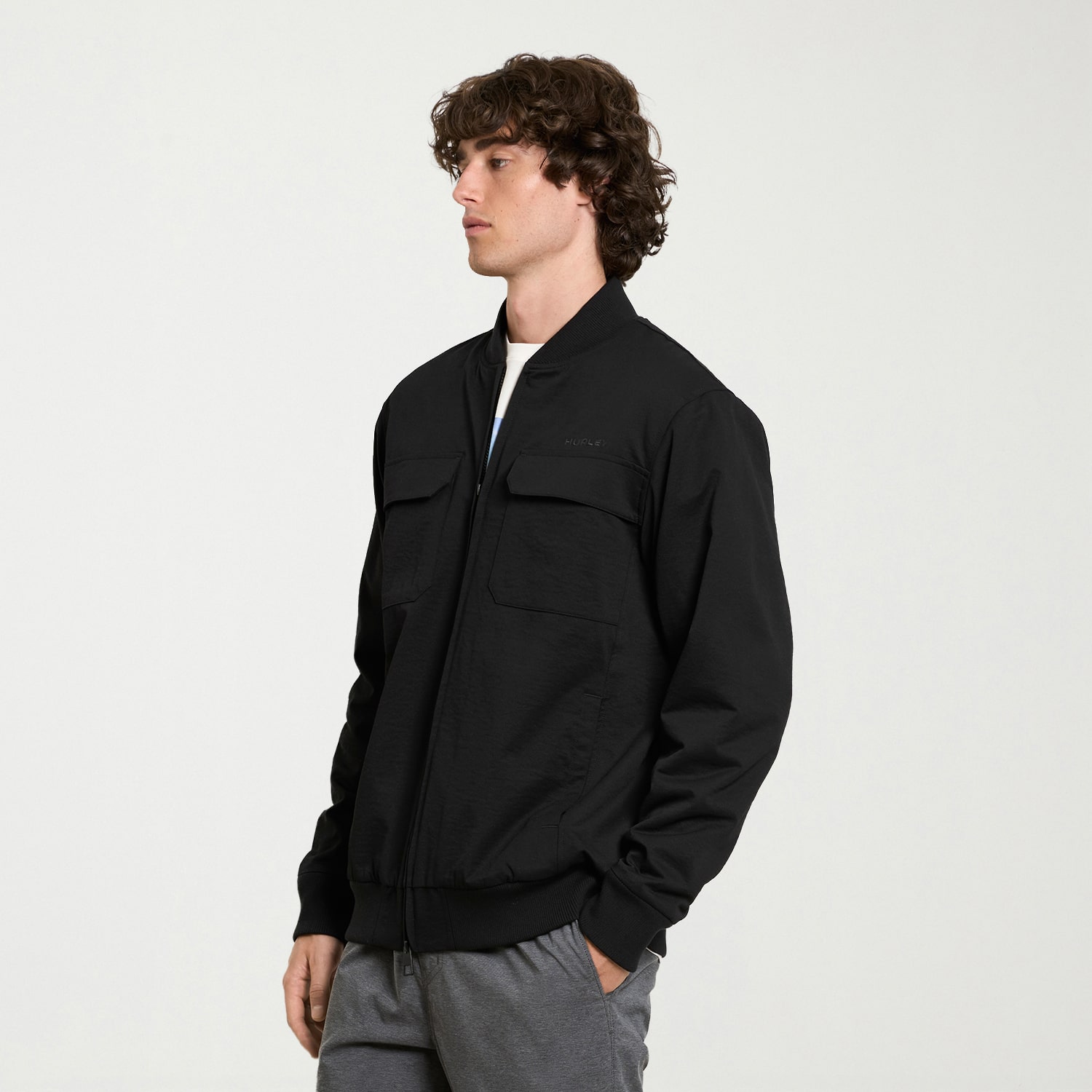 Hurley Mens Bomber Jacket