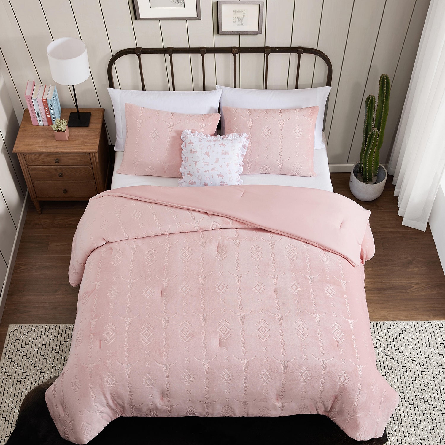 Wrangler Steer Head Stripe Comforter Set