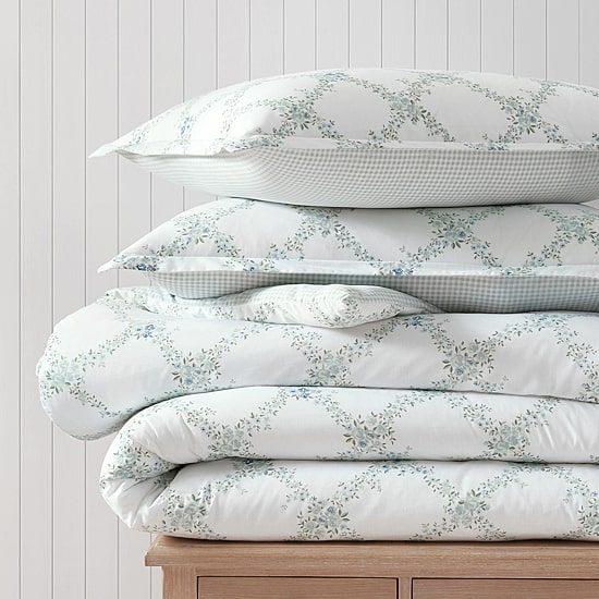 Martha Stewart Romantic Trellis Comforter Set