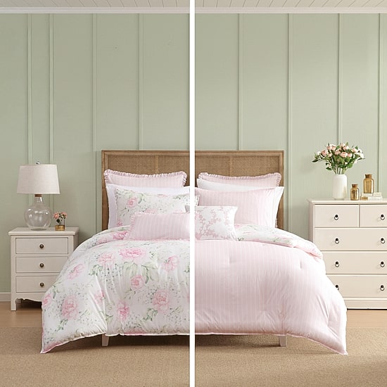 Laura Ashley Serenity Roses Comforter Set