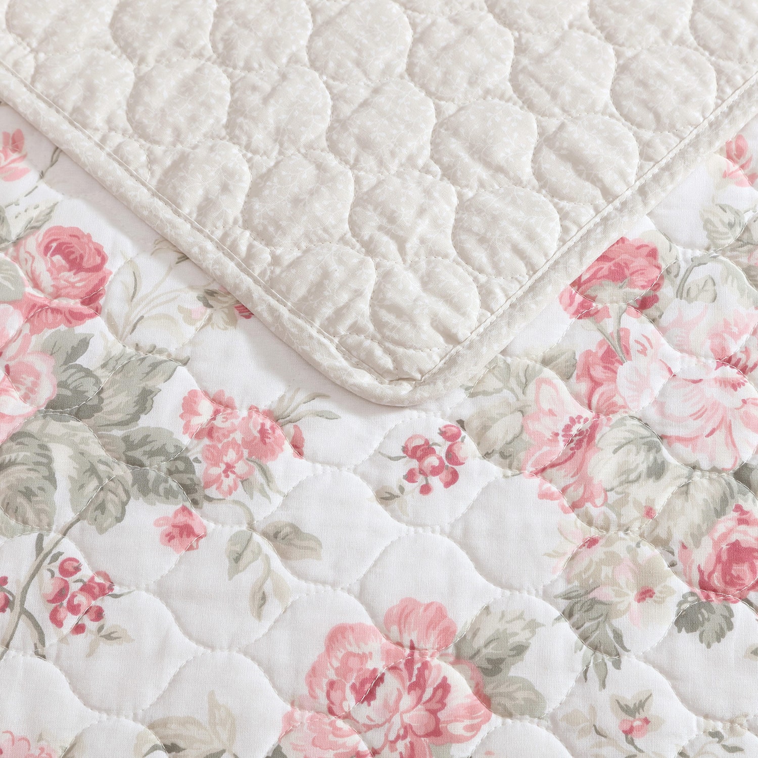 Laura Ashley Rosemoore Quilt Set