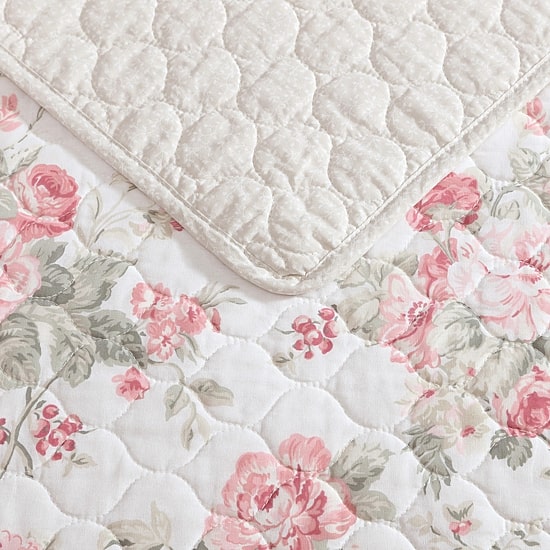 Laura Ashley Rosemoore Quilt Set