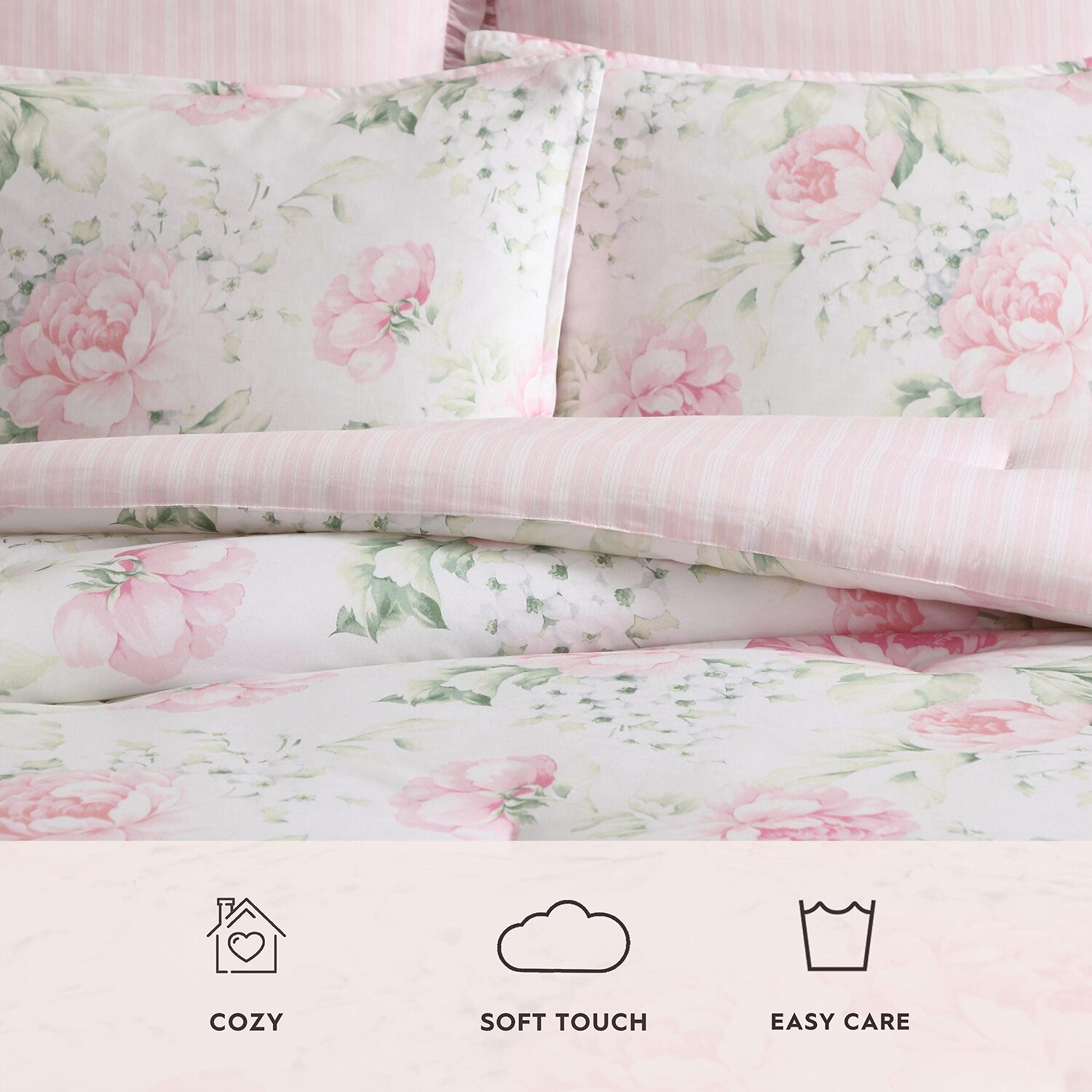 Laura Ashley Serenity Roses Comforter Set